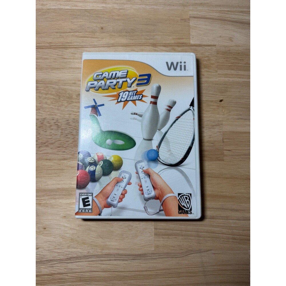 Game Party 3 Wii - COMPLETE/CLEAN/CIB!